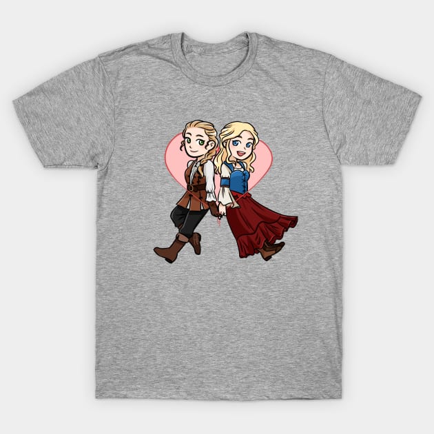 Always Know Each Other (Robin & Alice ver.) T-Shirt by artsy_alice